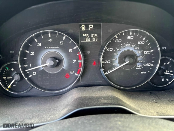 2010 Subaru Outback with VIN 4S4BRBAC9A3383130, listed as a Copart auction lot 50218095 with 192,193 mi miles and Clean Title. Bid and sale history available at carsss.com. Image 8.