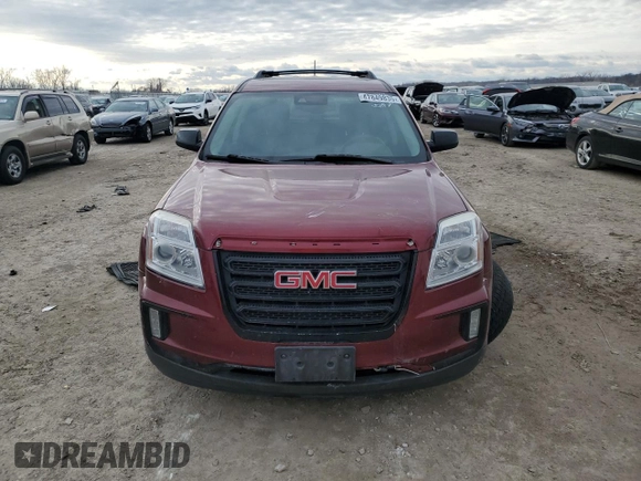 2017 GMC Terrain SLT z VIN 2GKFLUE38H6199530, wystawiony jako Copart lot #47849835 z przebiegiem 150 640 mil mil oraz Szkoda całkowita • Salvage title. Historia ofert i sprzedaży dostępna na DreamBid. Obrazek 5.