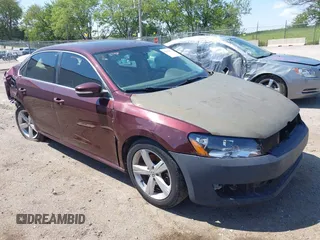 2013 Volkswagen Passat SE with VIN 1VWBH7A34DC128827, listed as a IAAI auction lot 42318031 with 133,696 mi miles and . Bid and sale history available at DreamBid. Image 1.