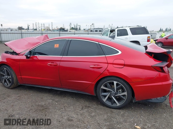 2021 Hyundai Sonata SEL Plus with VIN 5NPEJ4J20MH087577, listed as a IAAI auction lot 41090040 with Not Provided miles and . Bid and sale history available at DreamBid. Image 13.