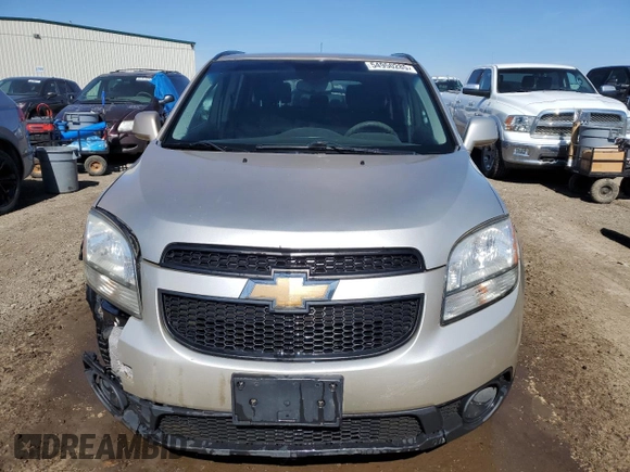 2012 Chevrolet Orlando 1LT z VIN KL77P2EM4CK576746, wystawiony jako Copart lot #54950285 z przebiegiem 183 399 mil mil oraz Szkody całkowita. Historia ofert i sprzedaży dostępna na DreamBid. Obrazek 5.