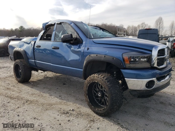 2006 Dodge Ram 2500 SLT with VIN 1D7KS28C96J137881, listed as a Copart auction lot 45282265 with 181,376 mi miles and Salvage Title. Bid and sale history available at carsss.com. Image 4.