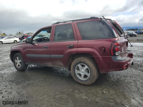 2005 Chevrolet TrailBlazer LS with VIN 1GNDT13S152289582, listed as a Copart auction lot 47803585 with NaN miles and Salvage Title. Bid and sale history available at carsss.com. Image 2.