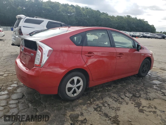 2013 Toyota Prius One with VIN JTDKN3DU6D5593347, listed as a Copart auction lot 67456664 with 89,939 mi miles and Clean Title. Bid and sale history available at carsss.com. Image 3.