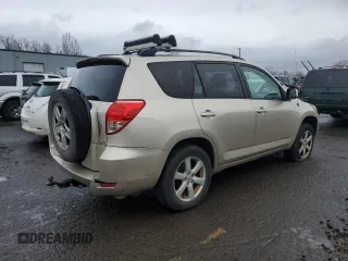 2008 Toyota RAV4 Ltd with VIN JTMBK31V986034557, listed as a Copart auction lot 45753415 with 145,186 mi miles and Salvage Title. Bid and sale history available at carsss.com. Image 3.