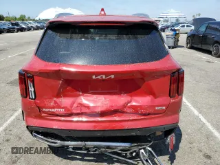 2023 Kia Sorento SX Prestige with VIN KNDRMDLH2P5158776, listed as a Copart auction lot 55554775 with 10,532 mi miles and Salvage title. Bid and sale history available at DreamBid. Image 6.