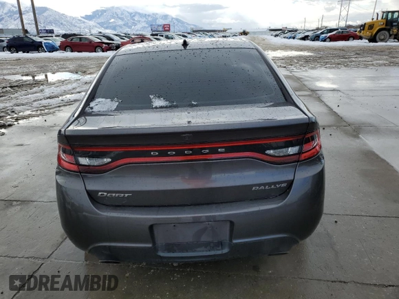 2016 Dodge Dart SXT with VIN 1C3CDFBB9GD607380, listed as a Copart auction lot 45717685 with 88,984 mi miles and Salvage Title. Bid and sale history available at carsss.com. Image 6.