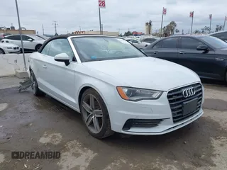 2016 Audi A3 2.0T Premium Plus with VIN WAU38LFF1G1117087, listed as a IAAI auction lot 39132207 with 43,353 mi miles. Bid and sale history available at carsss.com. Image 1.