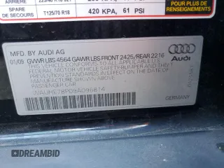 2009 Audi A3 z VIN WAUHE78P09A096814, wystawiony jako Copart lot #79739604 z przebiegiem 118 613 mil mil oraz Czysty tytuł • Clean title. Historia ofert i sprzedaży dostępna na DreamBid. Obrazek 13.