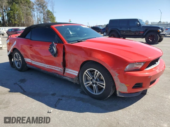 2012 Ford Mustang V6 with VIN 1ZVBP8EM9C5283128, listed as a Copart auction lot 48575425 with 149,401 mi miles and Salvage Title. Bid and sale history available at carsss.com. Image 4.