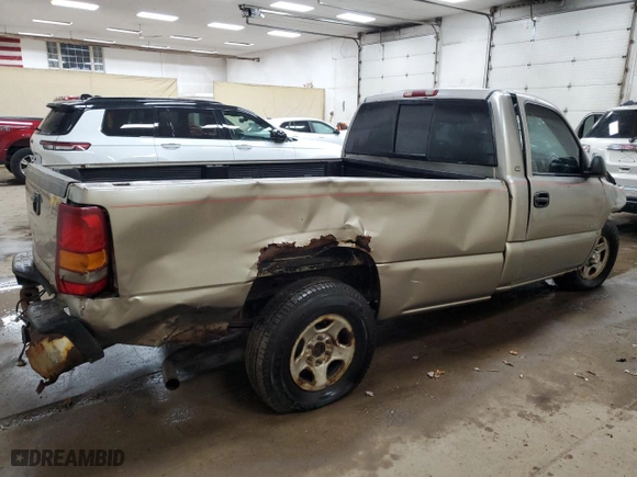 1999 Chevrolet Silverado 1500 with VIN 1GCEC14WXXE176777, listed as a Copart auction lot 81150784 with 0 mi miles and Clean Title. Bid and sale history available at carsss.com. Image 3.