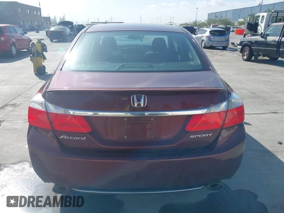 2014 Honda Accord Sport with VIN 1HGCR2F57EA244460, listed as a IAAI auction lot 42057412 with 214,441 mi miles and . Bid and sale history available at carsss.com. Image 17.