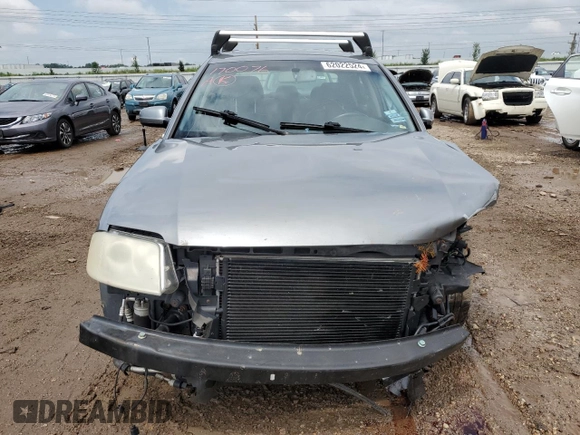 2004 Volkswagen Passat GLX with VIN WVWRH63B84P107858, listed as a Copart auction lot 62022524 with 141,500 mi miles and Salvage title. Bid and sale history available at DreamBid. Image 5.