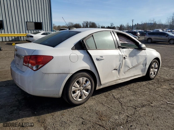 2016 Chevrolet Cruze Limited LS with VIN 1G1PC5SG5G7209208, listed as a Copart auction lot 88869845 with 64,852 mi miles and Salvage Title. Bid and sale history available at carsss.com. Image 3.