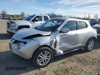 2016 Nissan Juke SL with VIN JN8AF5MV6GT656948, listed as a Copart auction lot 88307055 with 121,618 mi miles and Salvage Title. Bid and sale history available at carsss.com. Image 1.