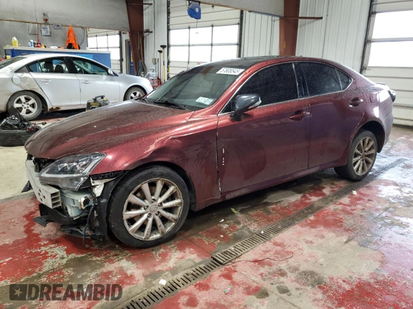 2009 Lexus IS 250 z VIN JTHCK262392028533, wystawiony jako Copart lot #57808545 z przebiegiem 111 279 mil mil oraz Szkody całkowita. Historia ofert i sprzedaży dostępna na DreamBid. Obrazek 1.