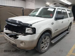 2008 Ford Expedition EL Eddie Bauer with VIN 1FMFK18538LA60838, listed as a IAAI auction lot 41456310 with 201,597 mi miles. Bid and sale history available at carsss.com. Image 17.