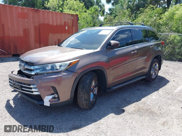 2018 Toyota Highlander Limited с VIN 5TDDZRFH7JS492422, выставлен на аукционе IAAI как лот 41125631 с пробегом 112 045 миль миль и . История ставок и продаж доступна на DreamBid. Изображение 2.