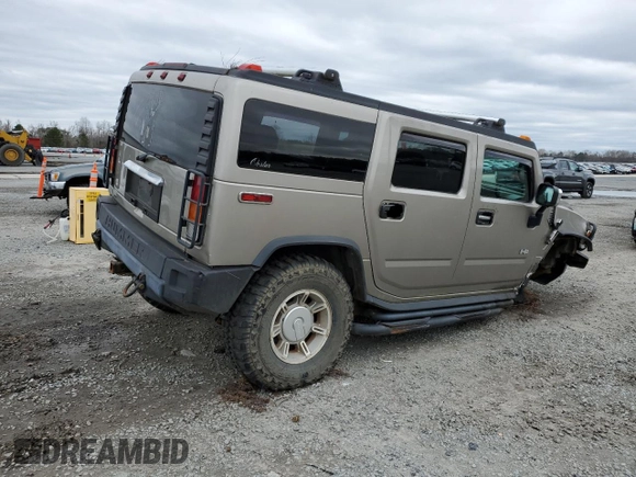 2003 Hummer H2 with VIN 5GRGN23U93H128347, listed as a Copart auction lot 49315985 with 277,074 mi miles and Salvage Title. Bid and sale history available at carsss.com. Image 3.