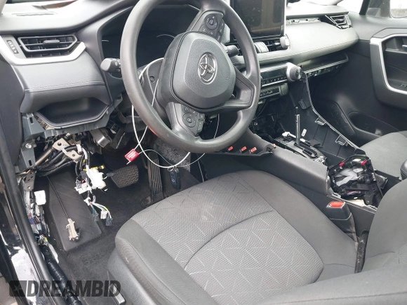 2023 Toyota RAV4 Hybrid XLE with VIN 2T3UWRFV6PW184003, listed as a IAAI auction lot 41266339 with 1 mi miles. Bid and sale history available at carsss.com. Image 6.