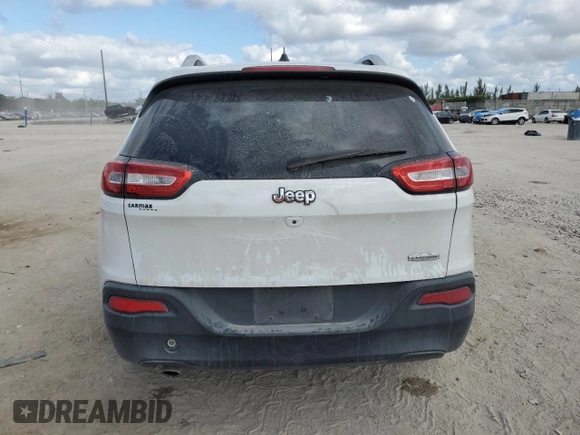 2016 Jeep Cherokee Latitude with VIN 1C4PJLCB9GW376343, listed as a Copart auction lot 44128145 with 94,471 mi miles and Salvage Title. Bid and sale history available at carsss.com. Image 6.