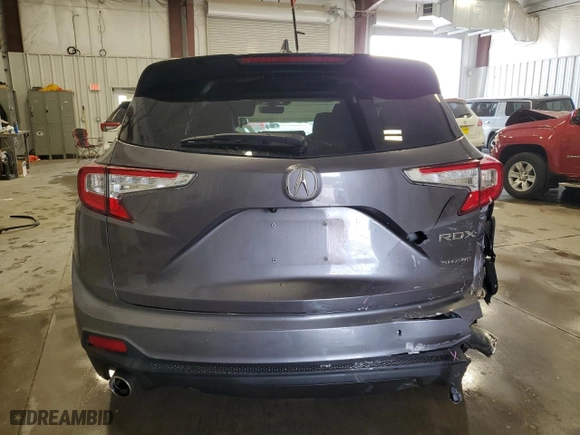 2019 Acura RDX w/Technology Pkg with VIN 5J8TC2H57KL013945, listed as a Copart auction lot 52996775 with 92,136 mi miles and Salvage Title. Bid and sale history available at carsss.com. Image 6.