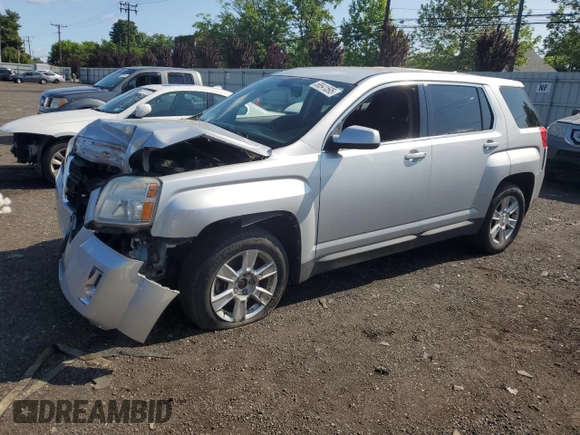 2011 GMC Terrain SLE-1 with VIN 2CTALMEC9B6456924, listed as a Copart auction lot 58841595 with 72,165 mi miles and Salvage title. Bid and sale history available at DreamBid. Image 1.