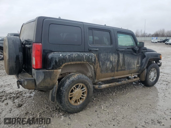2006 Hummer H3 with VIN 5GTDN136X68205918, listed as a Copart auction lot 46223465 with 0 mi miles and Clean Title. Bid and sale history available at carsss.com. Image 3.