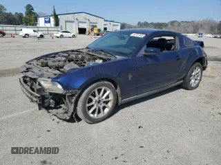 2010 Ford Mustang V6 with VIN 1ZVBP8AN4A5161062, listed as a Copart auction lot 46781945 with 152,083 mi miles and Salvage Title. Bid and sale history available at carsss.com. Image 1.