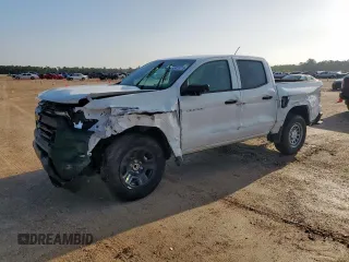 2023 Chevrolet Colorado 2WD Work Truck with VIN 1GCPSBEK5P1136711, listed as a Copart auction lot 65025115 with 29,219 mi miles and Salvage title. Bid and sale history available at DreamBid. Image 1.