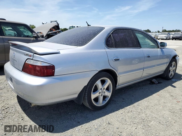 2003 Acura TL Type S w/Navigation System with VIN 19UUA56983A011961, listed as a Copart auction lot 54785113 with 96,697 mi miles and Salvage Title. Bid and sale history available at carsss.com. Image 3.