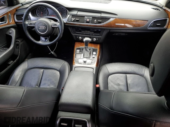 2015 Audi A6 Premium Plus with VIN WAUGFAFC9FN018686, listed as a Copart auction lot 53133675 with Not provided miles and Salvage title. Bid and sale history available at DreamBid. Image 8.