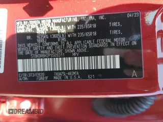 2023 Toyota Highlander L with VIN 5TDKDRBH2PS509311, listed as a Copart auction lot 61045995 with 14,411 mi miles and Salvage title. Bid and sale history available at DreamBid. Image 13.
