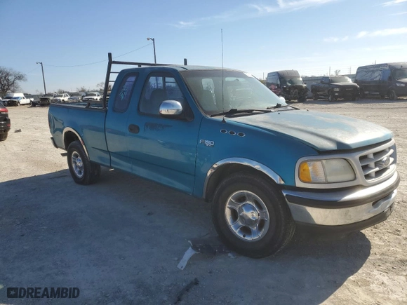 1998 Ford F-150 Standard with VIN 1FTZX1724WKC30122, listed as a Copart auction lot 42184135 with 245,636 mi miles and Salvage Title. Bid and sale history available at carsss.com. Image 4.