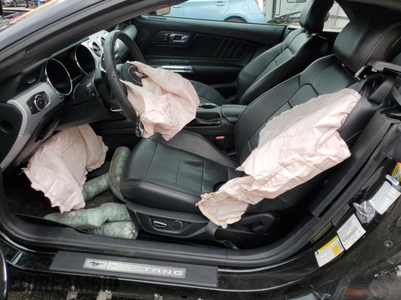2017 Ford Mustang EcoBoost Premium with VIN 1FATP8UH5H5320314, listed as a Copart auction lot 50905655 with 75,149 mi miles and Salvage title. Bid and sale history available at DreamBid. Image 7.