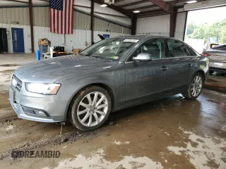 2013 Audi A4 Premium with VIN WAUDFAFLXDN031009, listed as a Copart auction lot 62580195 with 73,574 mi miles and Salvage title. Bid and sale history available at DreamBid. Image 1.