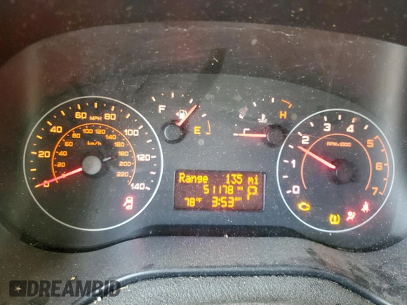 2020 Ram ProMaster City Cargo Van Tradesman with VIN ZFBHRFAB1L6P44495, listed as a Copart auction lot 85115834 with 51,178 mi miles and Non Repairable. Bid and sale history available at carsss.com. Image 9.