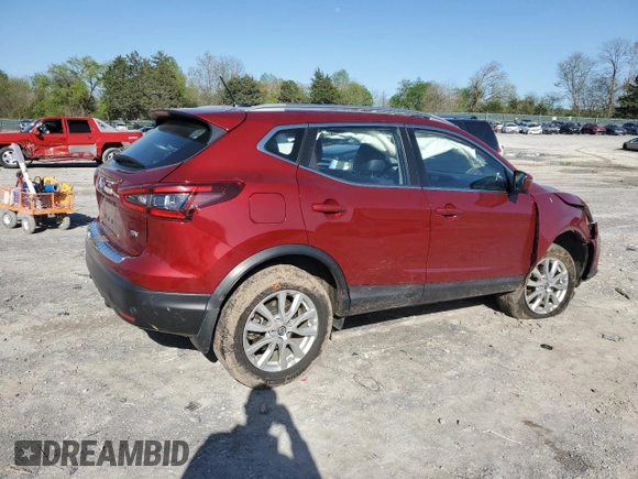 2020 Nissan Rogue Sport SV with VIN JN1BJ1CVXLW261899, listed as a Copart auction lot 52462635 with 108,499 mi miles and Salvage Title. Bid and sale history available at carsss.com. Image 3.