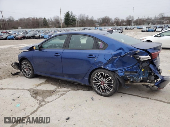 2021 Kia Forte GT with VIN 3KPF44AC6ME410507, listed as a Copart auction lot 84594494 with 63,401 mi miles and Salvage Title. Bid and sale history available at carsss.com. Image 2.