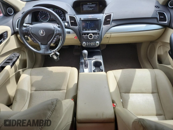 2017 Acura RDX Advance with VIN 5J8TB3H78HL002925, listed as a Copart auction lot 59777585 with 104,685 mi miles and Salvage title. Bid and sale history available at DreamBid. Image 8.