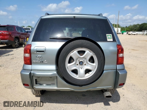 2005 Toyota RAV4 with VIN JTEGD20V350070475, listed as a Copart auction lot 53390005 with 96,666 mi miles and Salvage Title. Bid and sale history available at carsss.com. Image 6.