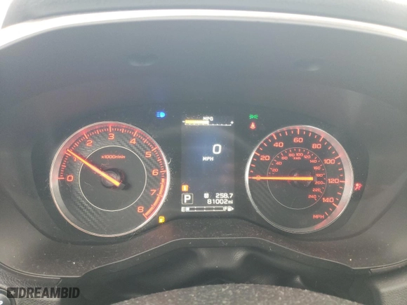 2017 Subaru Impreza Sport with VIN 4S3GTAM65H3730023, listed as a Copart auction lot 45267065 with 81,002 mi miles and Salvage Title. Bid and sale history available at carsss.com. Image 9.