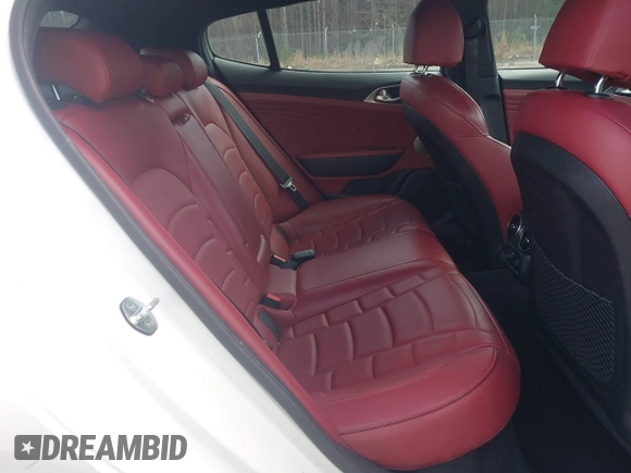 2022 Kia Stinger GT2 with VIN KNAE55LC9N6104613, listed as a IAAI auction lot 41707620 with 31,589 mi miles and . Bid and sale history available at DreamBid. Image 8.