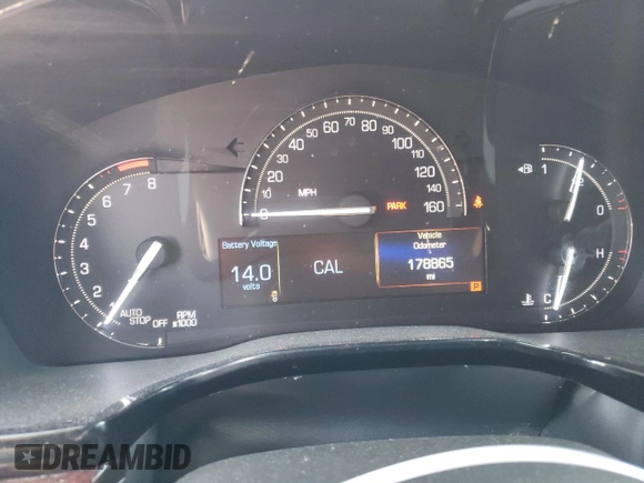 2017 Cadillac XT5 Luxury FWD with VIN 1GYKNBRS2HZ188743, listed as a Copart auction lot 46492805 with 178,865 mi miles and Salvage Title. Bid and sale history available at carsss.com. Image 9.