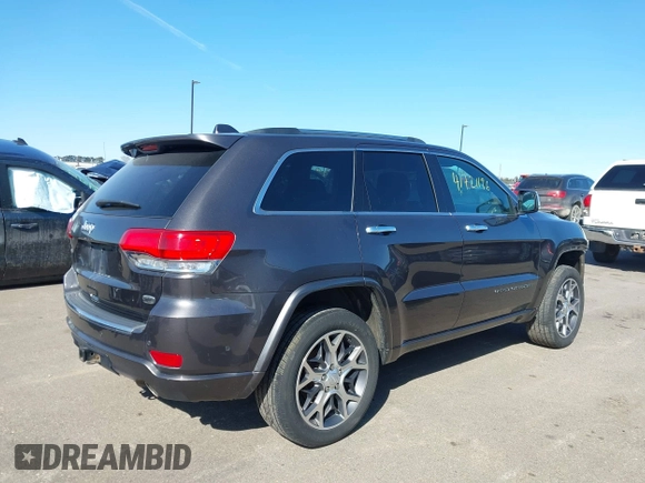 2019 Jeep Grand Cherokee Overland with VIN 1C4RJFCGXKC640377, listed as a IAAI auction lot 41721196 with 79,745 mi miles. Bid and sale history available at carsss.com. Image 4.
