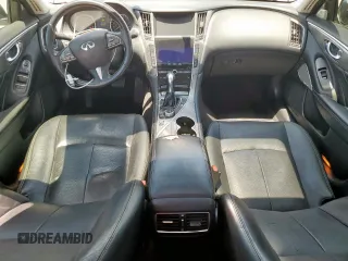 2015 Infiniti Q50 with VIN JN1BV7AP7FM331225, listed as a Copart auction lot 58298965 with 148,267 mi miles and Salvage title. Bid and sale history available at DreamBid. Image 8.