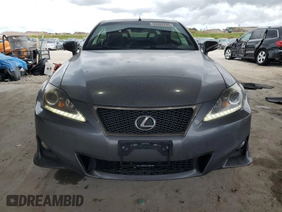 2013 Lexus IS 250 C with VIN JTHFF2C20D2528955, listed as a Copart auction lot 55382295 with 108,397 mi miles and Salvage title. Bid and sale history available at DreamBid. Image 5.
