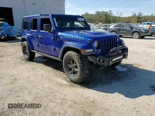 2019 Jeep Wrangler Unlimited Sahara z VIN 1C4HJXEG1KW625568, wystawiony jako Copart lot #42751805 z przebiegiem Nie podano mil oraz Nie do naprawy • Non repairable. Historia ofert i sprzedaży dostępna na DreamBid. Obrazek 13.