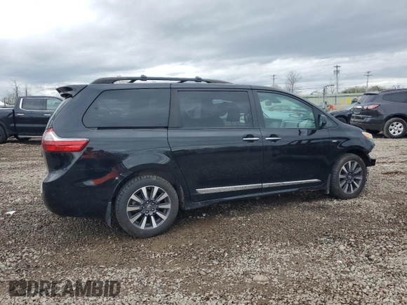 2020 Toyota Sienna XLE with VIN 5TDDZ3DC3LS229836, listed as a Copart auction lot 55133065 with 94,599 mi miles and Salvage Title. Bid and sale history available at DreamBid. Image 3.