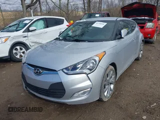 2017 Hyundai Veloster with VIN KMHTC6AD6HU310694, listed as a IAAI auction lot 41734446 with 99,432 mi miles. Bid and sale history available at carsss.com. Image 17.